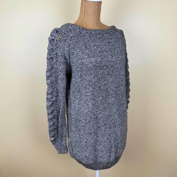 Dagmar sweater | Size Small | Gray cotton - Picture 2 of 6